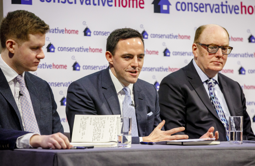 Ed McGuinness speaking at an economic panel