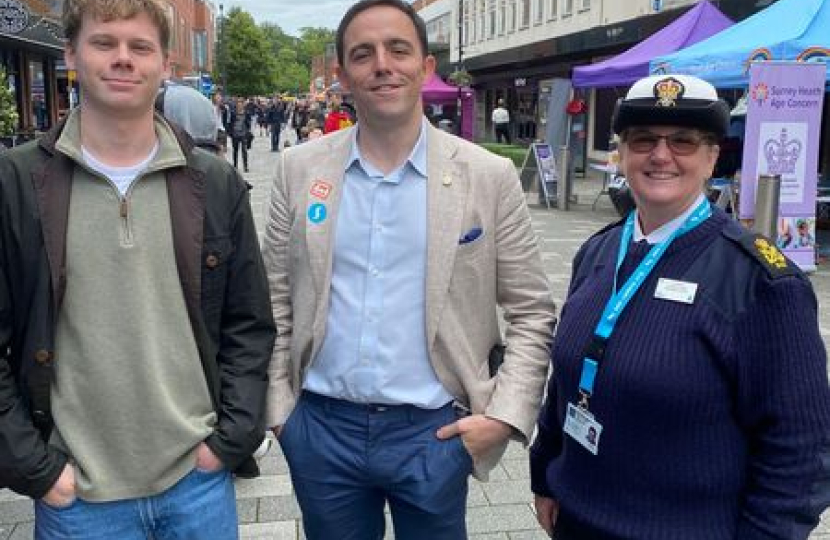 Ed McGuinness at Camberley Armed Forces Day