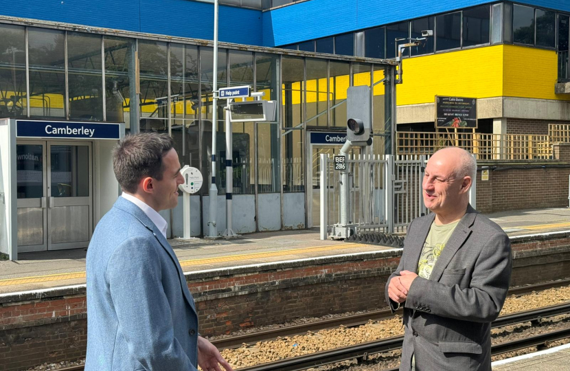 Ed at Camberley station