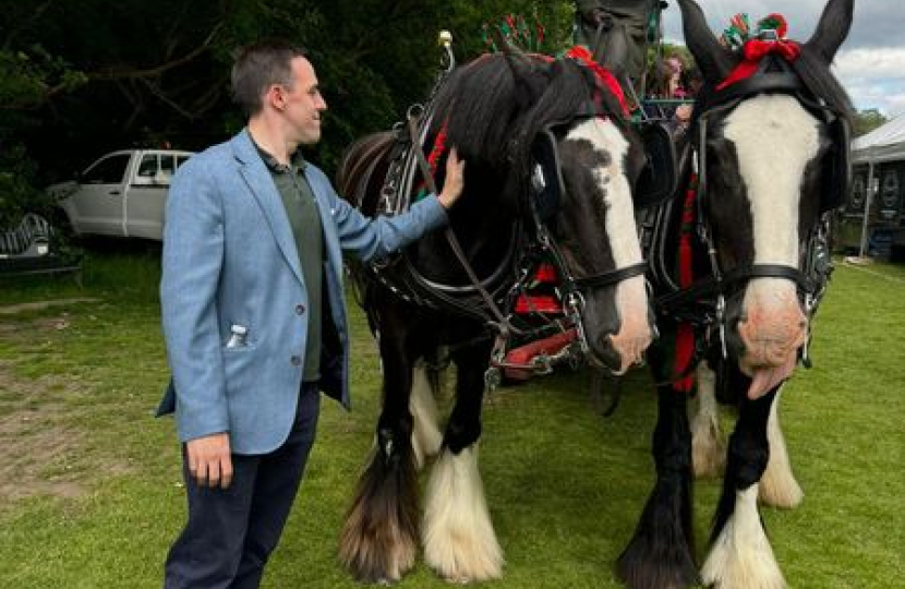 Ed McGuinness at Windlesham Fayre