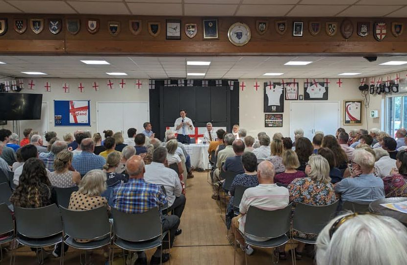 Ed speaking at the hustings