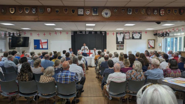 Ed speaking at the hustings