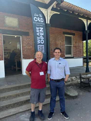 Ed and Neil from Men's Shed Camberley